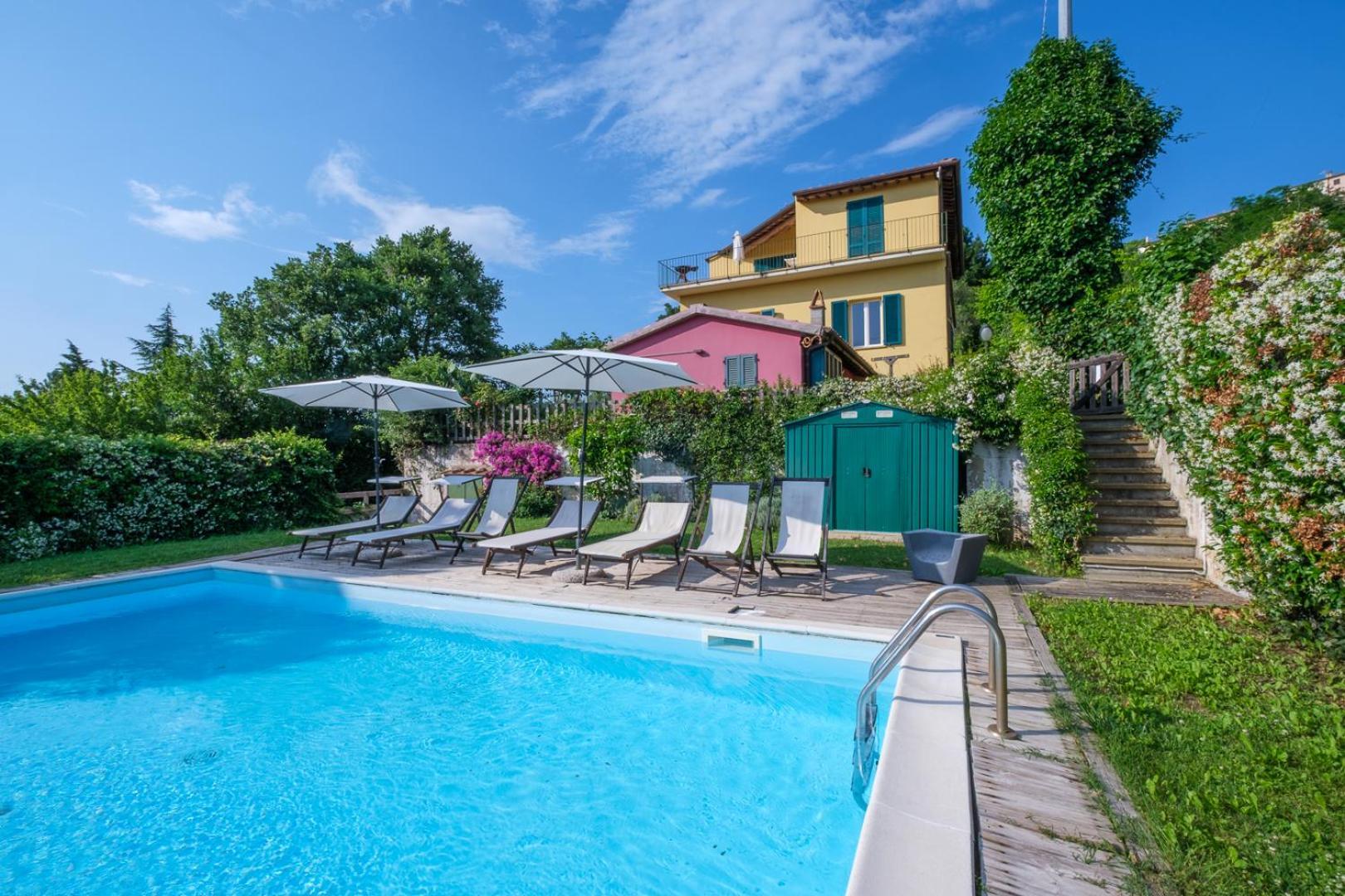 Villa Di Campagna 10 Posti Con Piscina Privata Castellina Marittima Exterior photo