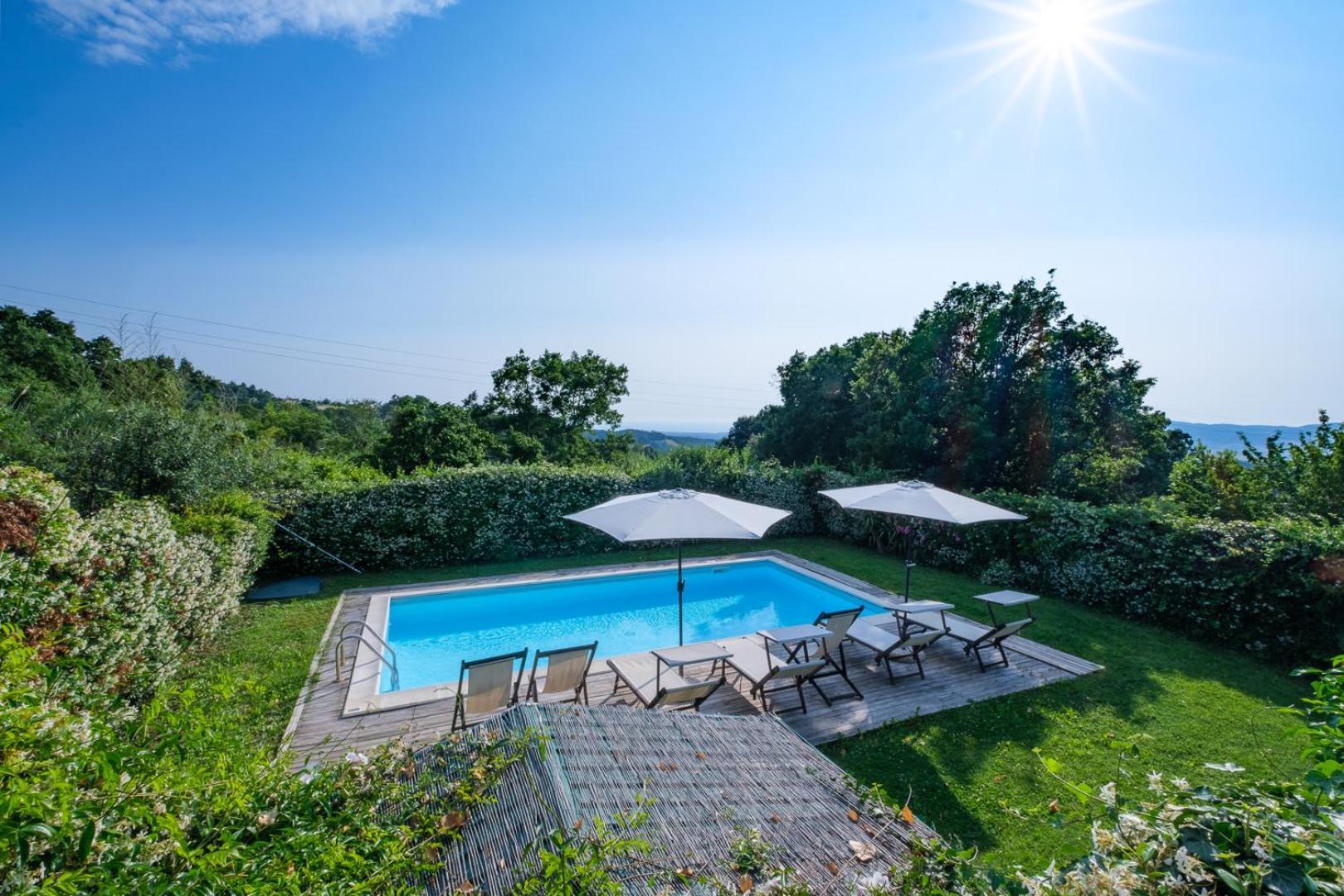 Villa Di Campagna 10 Posti Con Piscina Privata Castellina Marittima Exterior photo